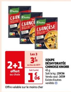 Knorr - Soupes Déshydratées Chinoise