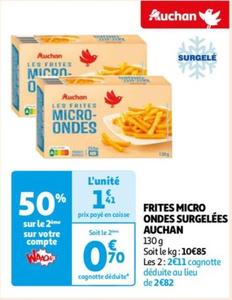 Auchan Frites Micro Ondes Surgeles