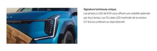 Signature Lumineuse Unique offre sur KIA