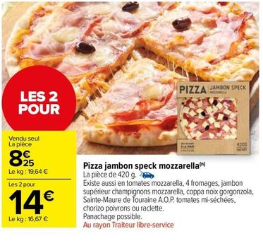 Zza Jambon Speck Mozzarella