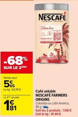 Nescafé - Café Soluble Farmers Origins