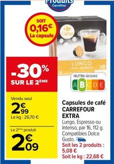 Carrefour - Capsules De Café Extra