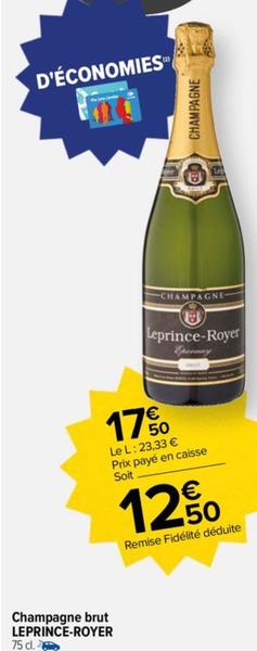 leprince-royer - champagne brut