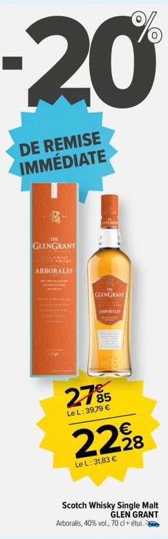 glen grant - scotch whisky single malt