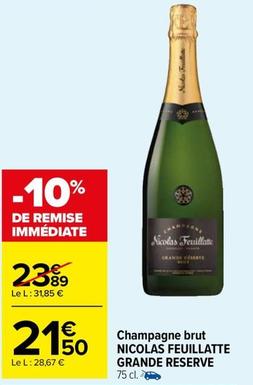 nicolas feuillatte - champagne brut grande reserve