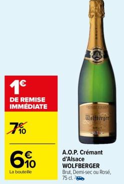 Wolfberger - A.o.p. Crémant D'alsace