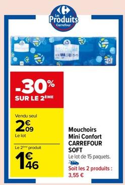 Carrefour - Mouchoirs Mini Confort Soft