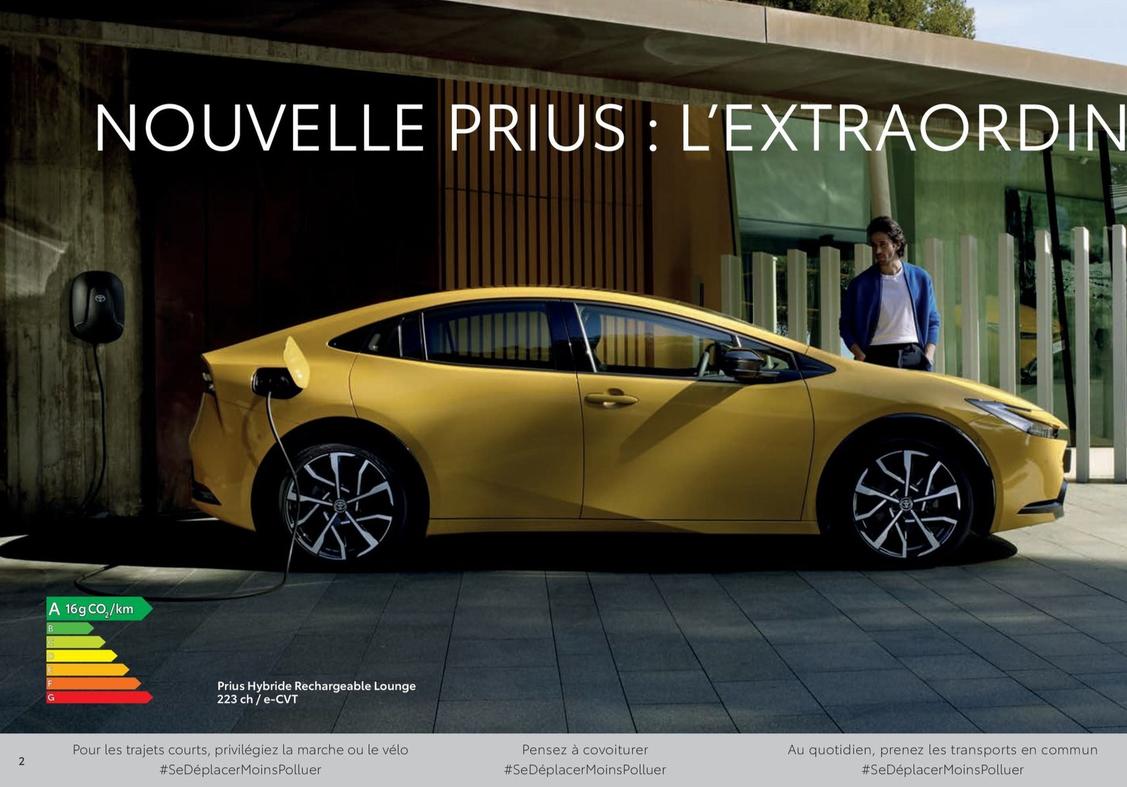 Prius Hybride Rechargeable Lounge offre sur Toyota