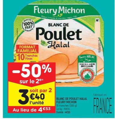 Fleury Michon - Blanc De Poulet Halal