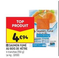 Saumon Fumé Au Bois De Hetre