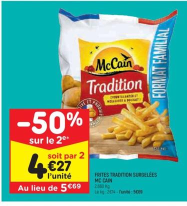 mccain - frites tradition surgelees 