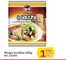 Wraps tortillas 250g