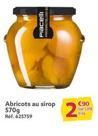abricots au sirop 570g