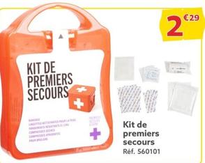 Kit de premiers secours