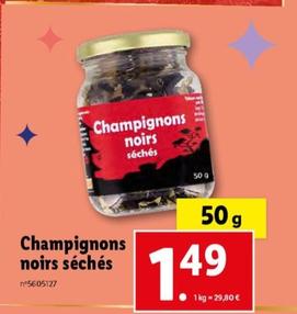 Champignons Noirs Séchés