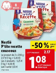 Nestlé - P'tite Recette Couscous