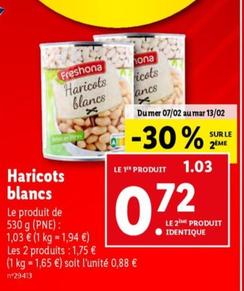 Freshona - Haricots Blanc