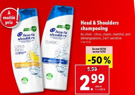 head & shoulders - shampoing