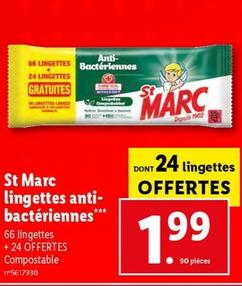 St Marc - Lingettes Anti-bacteriennes