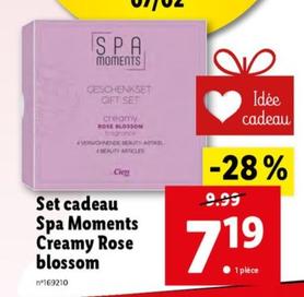 Spa Moments - Set cadeau  Creamy Rose blossom
