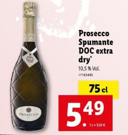 Spumante - Prosecco Doc Extra Dry 