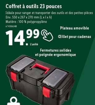 Coffret à Outils 23 Pouces