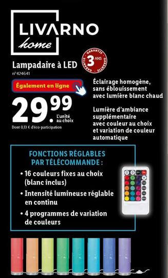 LIVARNO home - Lampadaire à LED