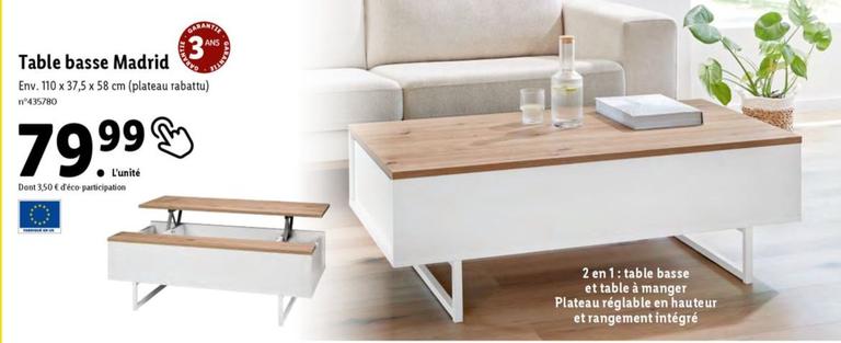 Livarno Home - Table Basse Madrid