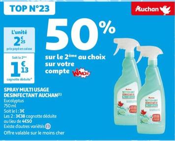 Auchan - Spray Multi Usage Desinfectant