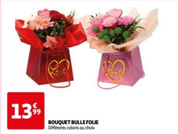 Bouquet Bulle Folie