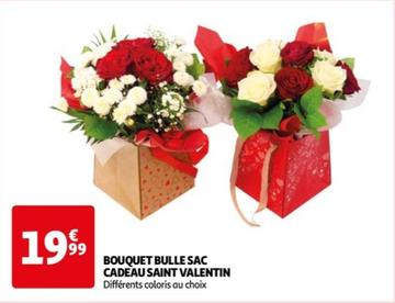 Bouquet Bulle Sac Cadeau Saint Valentin