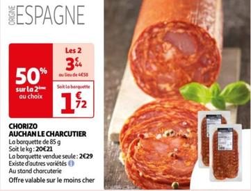 Auchan - Chorizo Le Charcutier