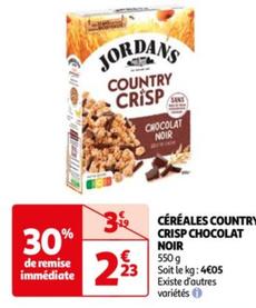 Jordans - Céréales Country Crisp Chocolat Noir
