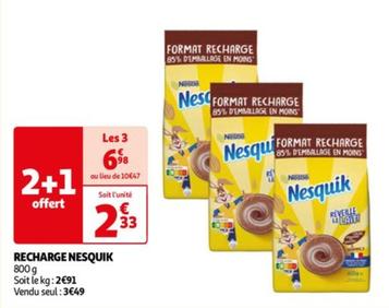 Nestlé - Recharge Nesquik