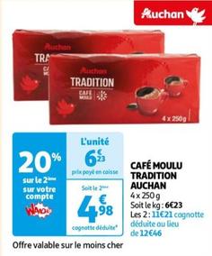 Auchan - Café Moulu Tradition 