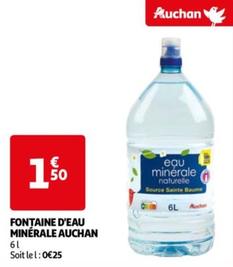 Auchan - Fontaine D'eau Minérale