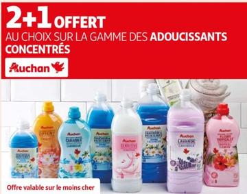 Auchan - Adoucissant Concentré en Promo : Découvrez notre Gamme de Produits pour des Vêtements Doux et Frais !