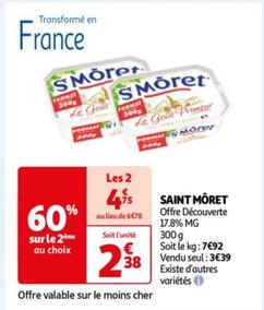 Offre découverte St Moret 17.8% MG 300G - Profitez de la promotion sur ce produit