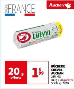 Auchan - Bûche De Chèvre