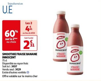 Innocent - Smoothie Fraise Banane