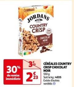 Jordans - Céréales Country Chips Chocolat
