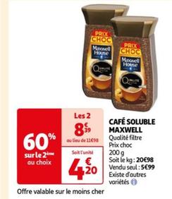 Maxwell House - Café Soluble