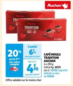 Auchan - Café Moulu Tradition 