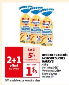 Harry's - Brioche  Tranchee Moins de Sucres