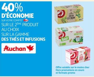 Auchan - Sur La Gamme Des Thés Et Infusions