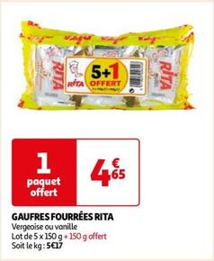 Rita - Gaufres Fourrées