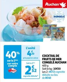 Auchan - Cocktail De Fruits De Mer Congelé