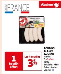 Auchan - Boudin Blanc