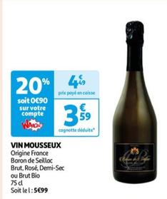 Baron de Seillac - Vin Mousseux