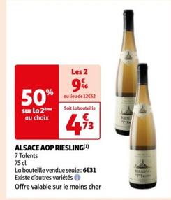 7 talents - alsace aop riesling